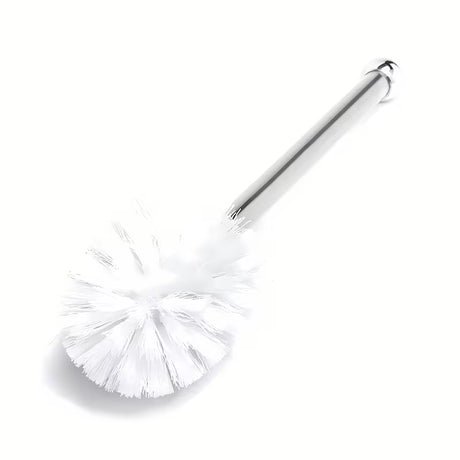 Samostojeći  ČETKA za Wc s držačem za toaletni papir od nehrđajućeg čelika u krom izgledu.