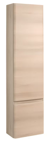 Viseća kupaonski ormarić Naturel Ancona u dekoru akacije s dvoja vrata i staklenim policama.