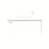 Viseća ormarić ispod umivaonika Naturel Ancona 80x46 cm, bijela, sa sjajnom površinom