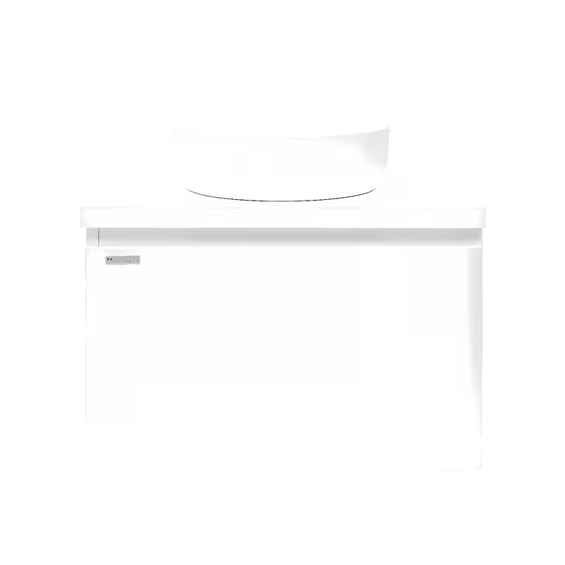 Viseća ormarić ispod umivaonika Naturel Ancona 80x46 cm, bijela, sa sjajnom površinom