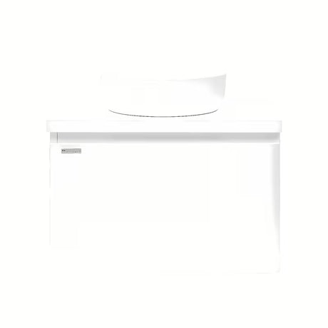 Viseća ormarić ispod umivaonika Naturel Ancona 80x46 cm, bijela, sa sjajnom površinom