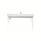 Viseća kupaonski ormarić s keramičkim umivaonikom Naturel Ancona u bijeloj boji sa sjajnom površinom