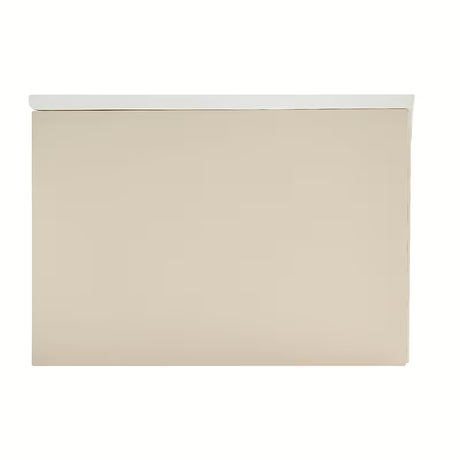 Viseća kupaonski ormarić s umivaonikom Naturel Austen 120x35x52 cm u mat bež boji