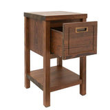 Kupaonski ormarić Naturel Country 40x40x72,5 cm od masivnog drva u nijansi palisandra