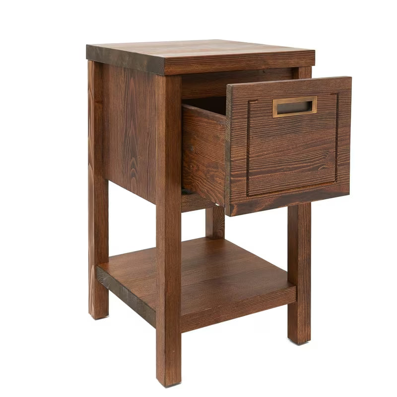 Kupaonski ormarić Naturel Country 40x40x72,5 cm od masivnog drva u nijansi palisandra