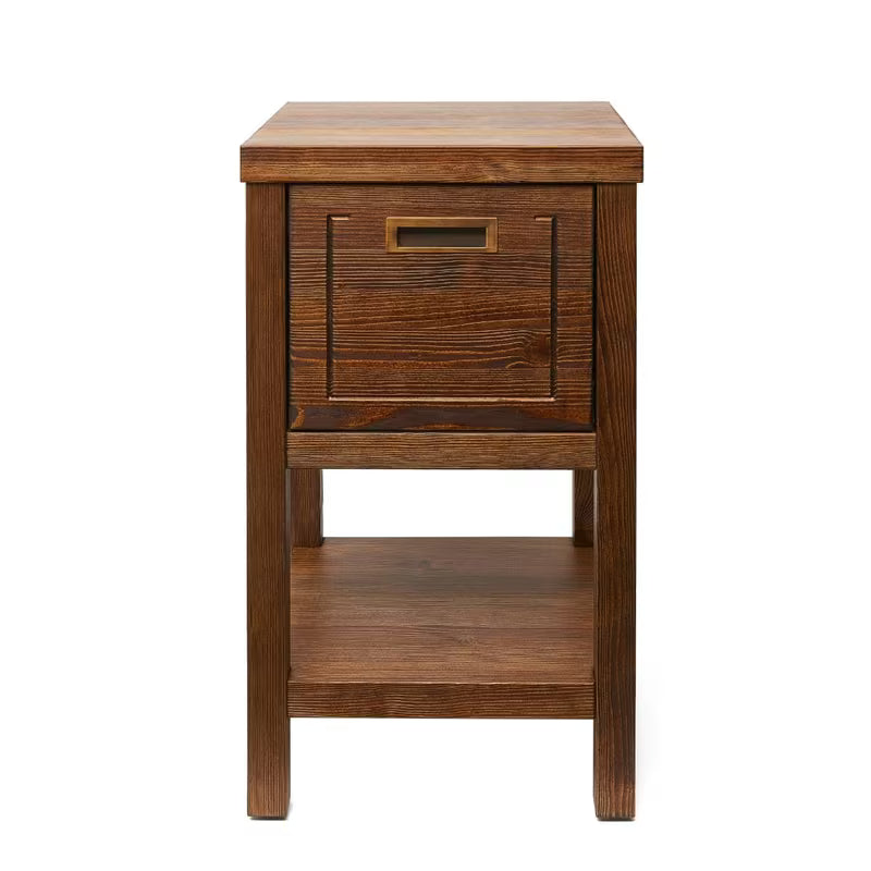 Kupaonski ormarić Naturel Country 40x40x72,5 cm od masivnog drva u nijansi palisandra