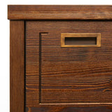 Kupaonski ormarić Naturel Country 40x40x72,5 cm od masivnog drva u nijansi palisandra