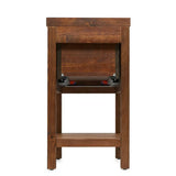 Kupaonski ormarić Naturel Country 40x40x72,5 cm od masivnog drva u nijansi palisandra.