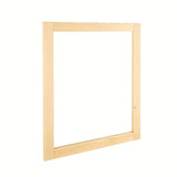 Pravokutno ogledalo Naturel Country 65x80 cm u prirodnom drvenom okviru od masivne smreke.