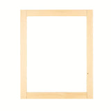 Pravokutno ogledalo Naturel Country 65x80 cm u prirodnom drvenom okviru od masivne smreke.