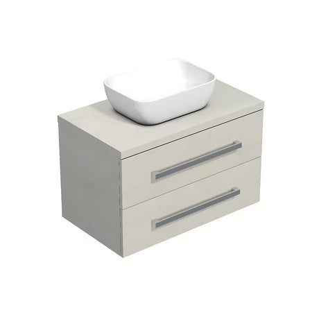 Viseća kupaonski ormarić Naturel Cube Way s pločom u dekoru hrast chamonix i ladicama