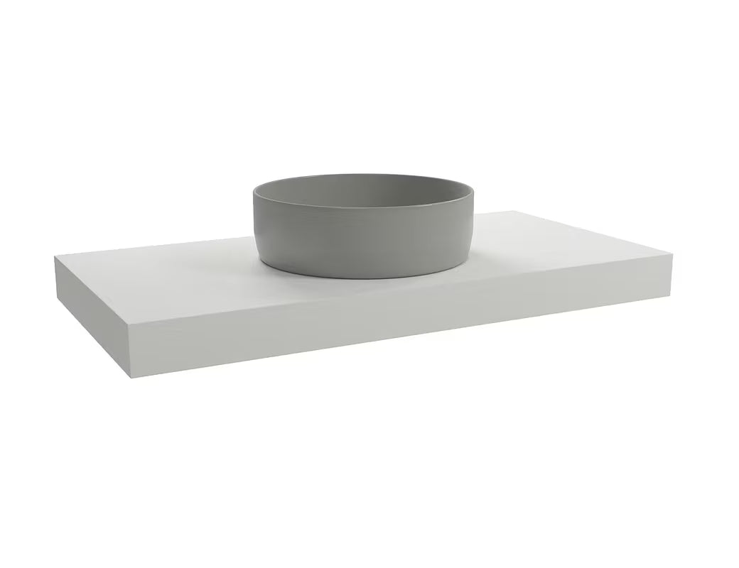 Viseća ploča za umivaonik Naturel Dolce u mat bijeloj boji (white matt), dimenzija 100x50x8 cm.