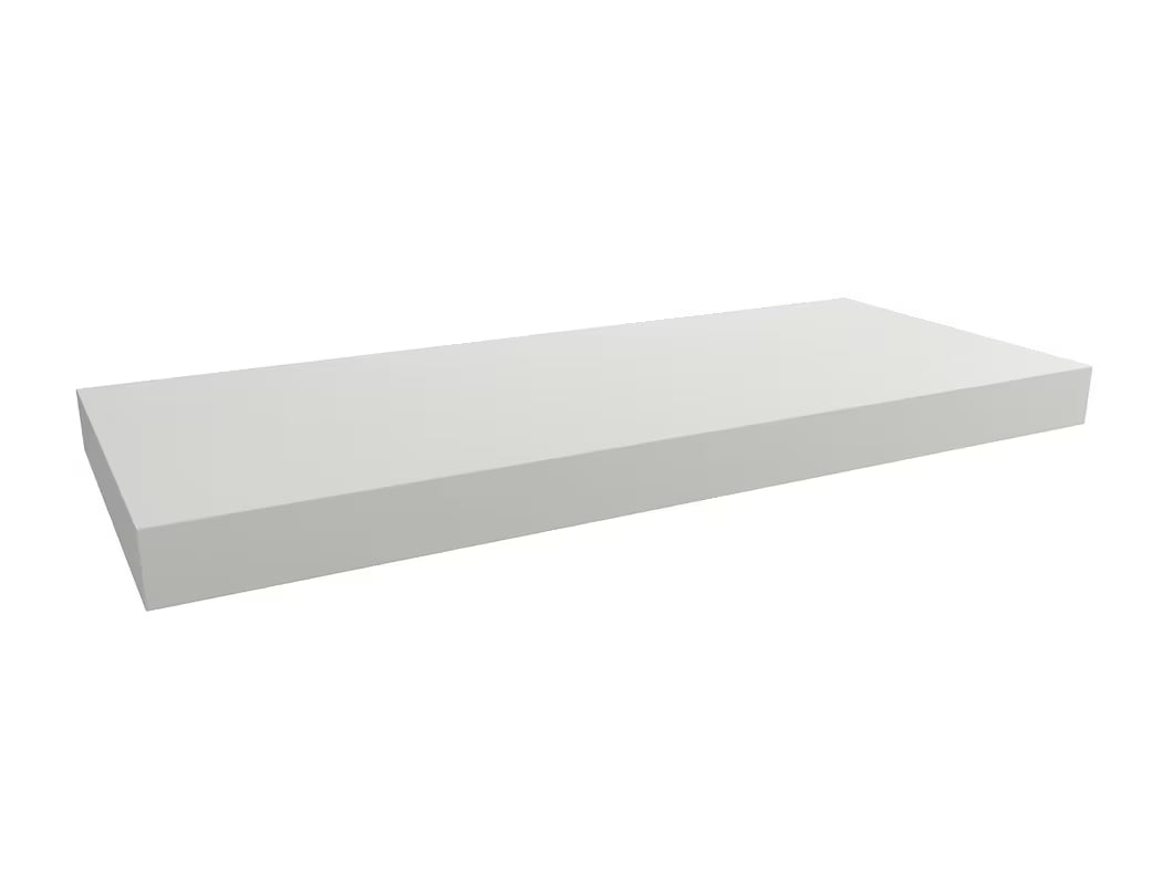 Mat bijela viseća ploča za umivaonik Naturel Dolce