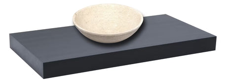 Crna ploča za umivaoničku zdjelu Naturel Dolce 100x50x8 cm