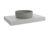 Viseća ploča za umivaonik Naturel Dolce 80x50x8 cm u boji glossy white