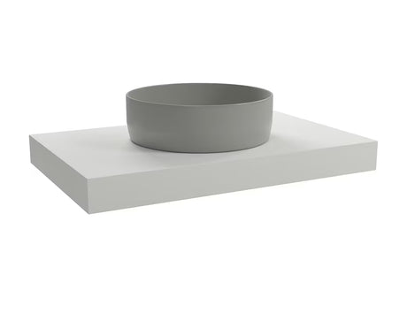 Naturel Dolce viseća ploča za umivaonik 80x50x8 cm u mat bijeloj boji (white matt)