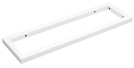 Bijela mat metalna konzola Naturel Dolce u četvrtastoj izvedbi pro za zidnu montažu ploče za umivaonik.