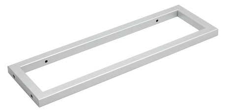 Sivo-mat metalna četvrtasta konzola Naturel Dolce pro za zidnu montažu ploče za umivaonik.