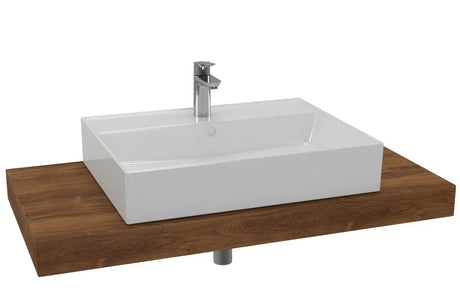 Kupaonski set Naturel Dolce 100x50 cm u dekoru hrasta charleston s umivaonikom, pločom i slavinom