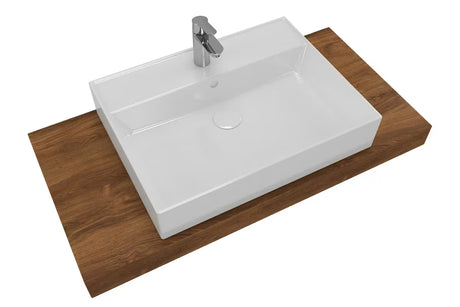 Kupaonski set Naturel Dolce 100x50 cm u dekoru hrasta charleston s umivaonikom, pločom i slavinom