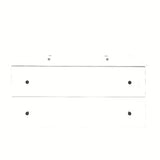 Bijela viseća kupaonski ormarić Naturel Forli s keramičkim umivaonikom 120x53x46 cm