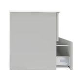 Viseća kupaonski ormarić Naturel Forli s umivaonikom za namještaj u sivoj mat izvedbi