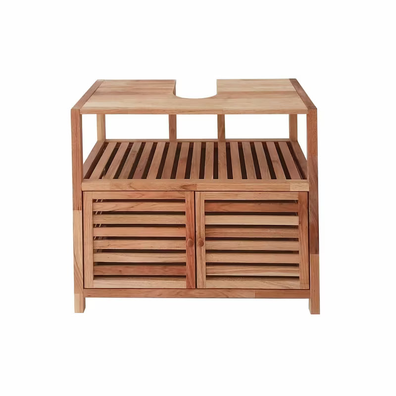 Stojeći ormarić ispod umivaonika Naturel Home u dekoru oraha 67,5x35,5x63 cm s mat površinom