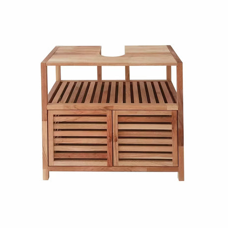 Stojeći ormarić ispod umivaonika Naturel Home u dekoru oraha 67,5x35,5x63 cm s mat površinom