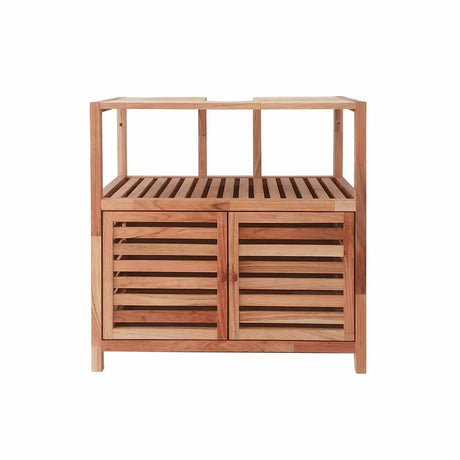 Stojeći ormarić ispod umivaonika Naturel Home u dekoru oraha 67,5x35,5x63 cm s mat površinom