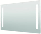 Pravokutno LED ogledalo Naturel Iluxit 120x70 cm sa senzorskim prekidačem i grijanjem protiv zamagljivanja.
