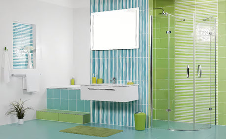 Pravokutno LED ogledalo Naturel Iluxit 120x70 cm sa senzorskim prekidačem i grijanjem protiv zamagljivanja.