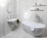 Okruglo LED ogledalo Naturel Iluxit 67 cm s hladno bijelom rasvjetom bez prekidača