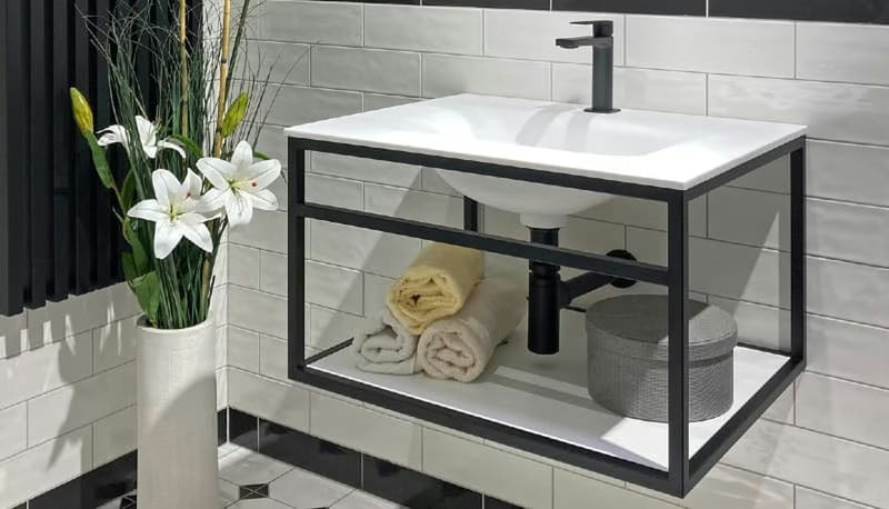 Naturel Industrial u industrijskom stilu pro moderne kupaonice