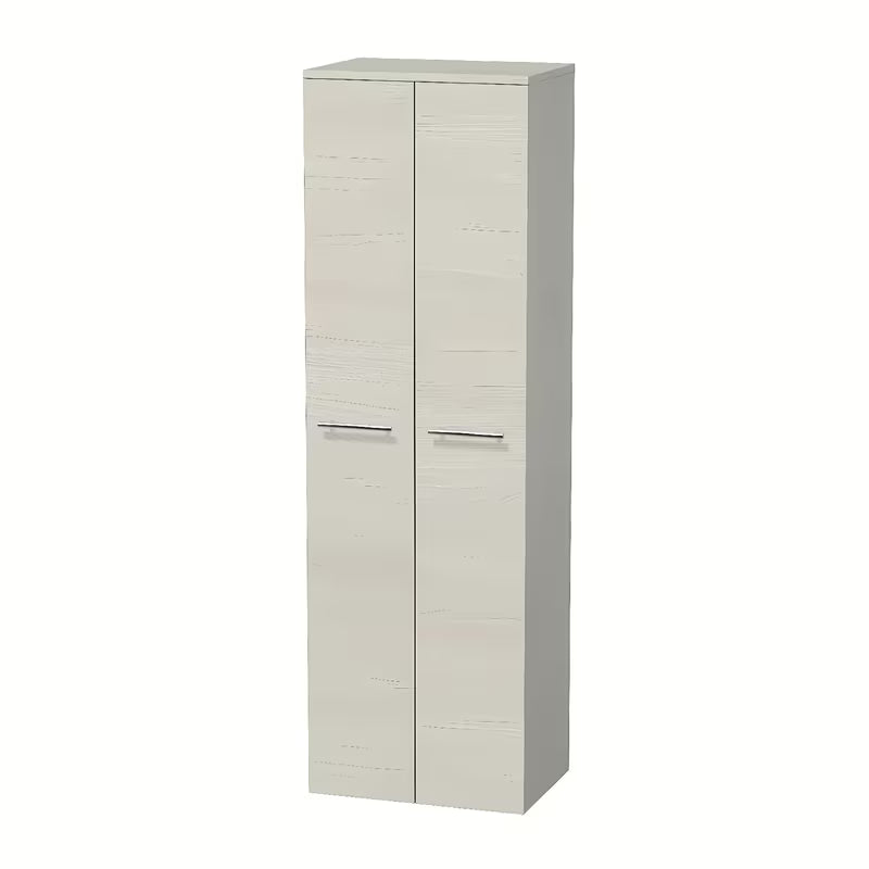 Viseća visoka kupaonski ormarić Naturel 50x162x35 cm u dekoru hrasta chamonix s vratima