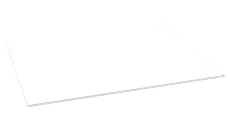 Bijela pokrovna ploča Naturel od materijala SolidSurface s mat površinom