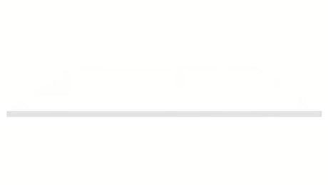 Bijela pokrovna ploča Naturel od materijala SolidSurface s mat površinom