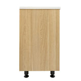 Kupaonski ormarić s umivaonikom Naturel Lucca u dekoru hrasta s mat površinom