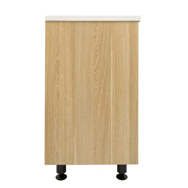 Kupaonski ormarić s umivaonikom Naturel Lucca u dekoru hrasta s mat površinom