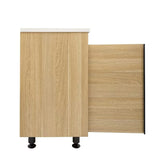 Kupaonski ormarić s umivaonikom Naturel Lucca u dekoru hrasta s mat površinom