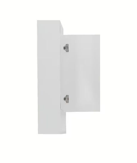 Bijeli ormarić s ogledalom Naturel Lucca 60x75 cm sa zrcalnim vratima i unutarnjim policama.