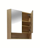 Ormarić s Ogledalom Naturel Lucca 80x75 cm u dekoru hrasta sa zrcalnim vratima