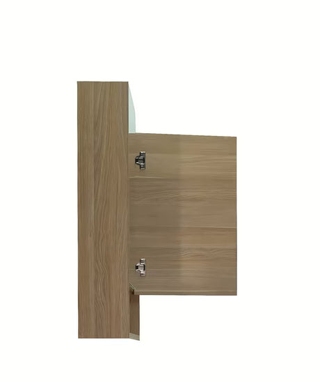 Ormarić s Ogledalom Naturel Lucca 80x75 cm u dekoru hrasta sa zrcalnim vratima