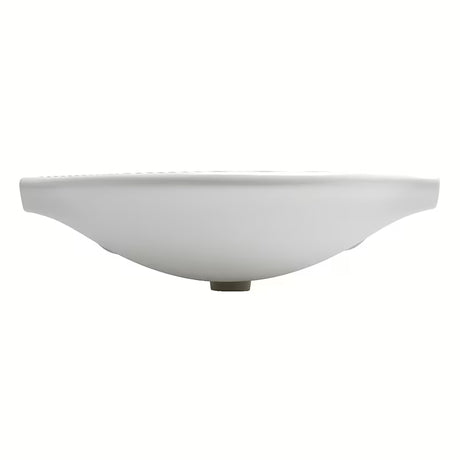 Bijeli keramički umivaonik za kupaonski ormarić Naturel Pro 70x51 cm s otvorom pro za slavinu u sredini