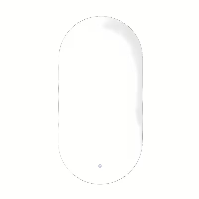 Ovalno LED ogledalo Naturel Project 40x80 cm s folijom protiv zamagljivanja i upravljanjem na senzor