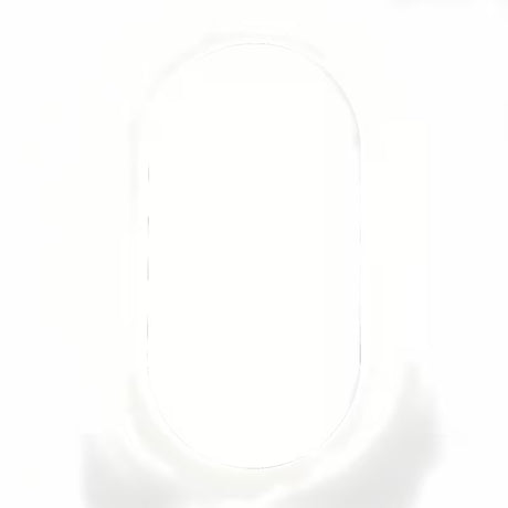 Ovalno LED ogledalo Naturel Project 40x80 cm s folijom protiv zamagljivanja i upravljanjem na senzor