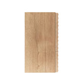 Niska viseća kupaonski ormarić Naturel Savona u dekoru hrasta halifax mat s glodanim dizajnom.