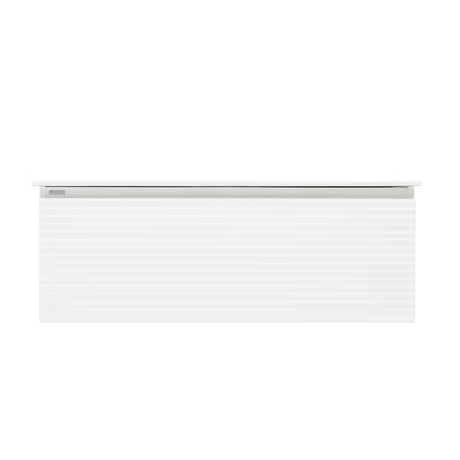 Viseća kupaonski ormarić Naturel Savona s dvostrukim umivaonikom u sjajno bijeloj izvedbi