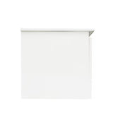 Viseća kupaonski ormarić Naturel Savona s dvostrukim umivaonikom u sjajno bijeloj izvedbi