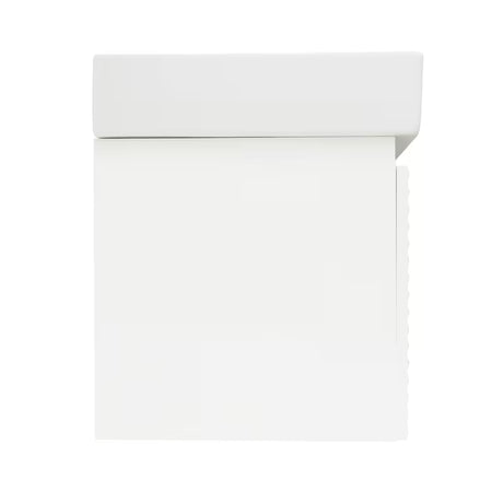 Viseća kupaonski ormarić Naturel Savona s keramičkim dvostrukim umivaonikom u bijelom sjaju