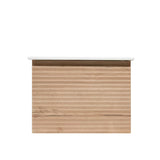 Viseća kupaonski ormarić s keramičkim umivaonikom Naturel Savona u dekoru hrast halifax mat